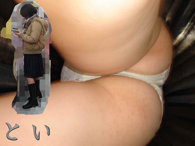 逆さ撮り_ハミ毛_マン毛04