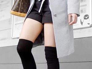 素人_コート_ホットパンツ_ミニスカート_街撮り盗撮_エロ画像08