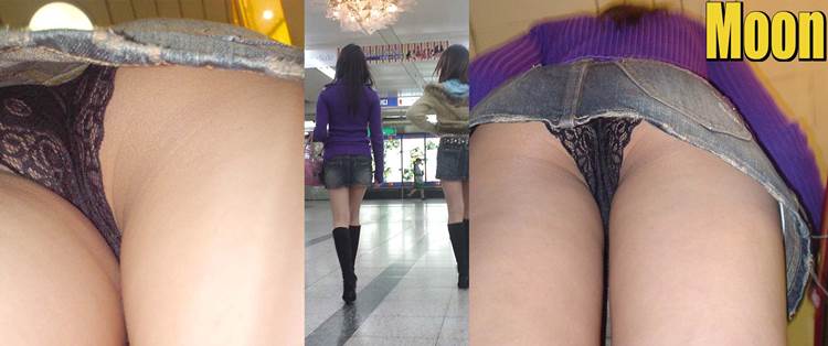 ギャル_素人_逆さ撮り_盗撮_エロ画像01