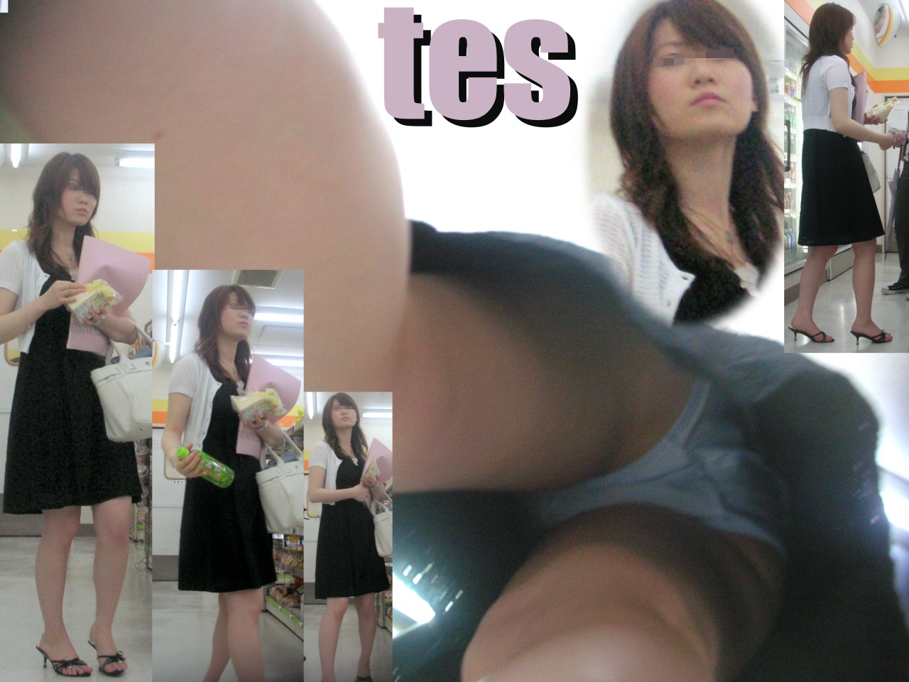 ワンピース_綿パンツ_逆さ撮り_盗撮_エロ画像18