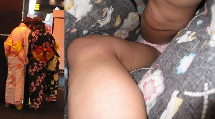 浴衣_逆さ撮り_盗撮_エロ画像17