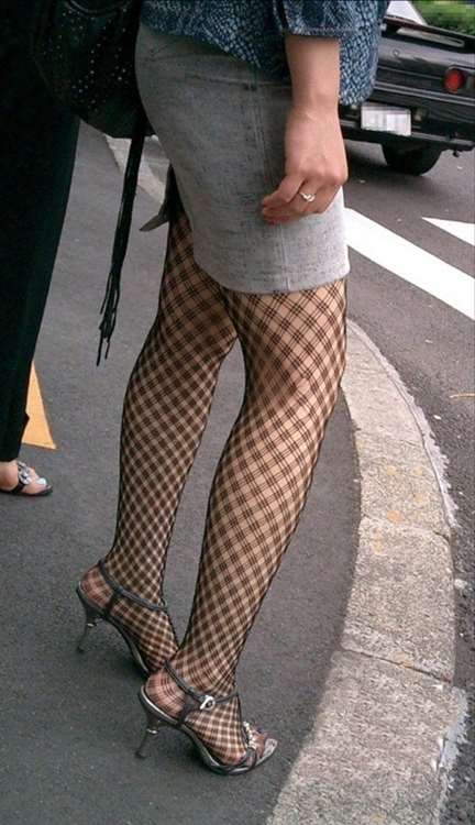 網タイツ_街撮り_盗撮13