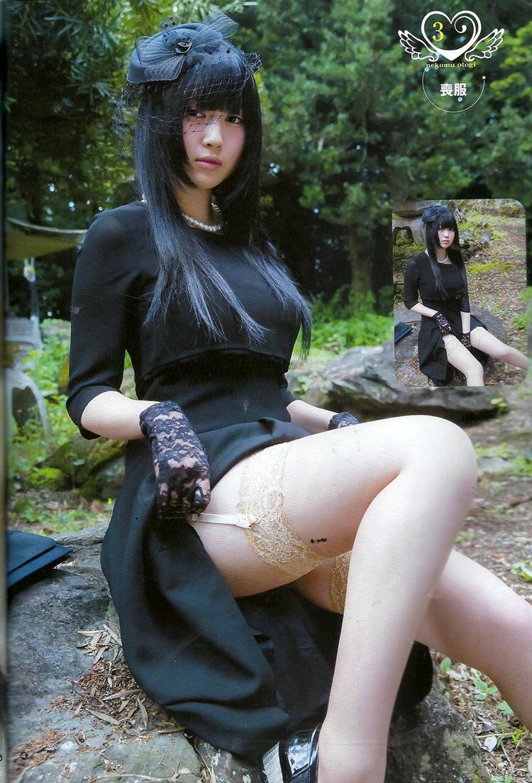 喪服_コスプレ_未亡人04