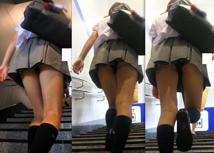 JK_黒パンツ_パンチラ_街撮り盗撮06