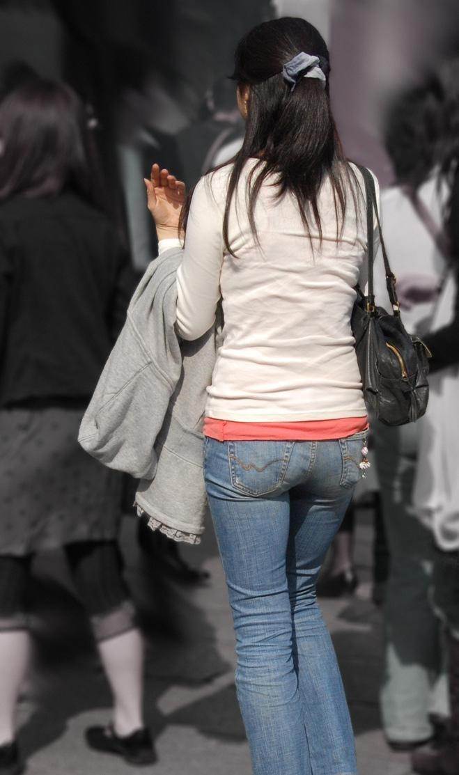 デニム_Gパン_デカ尻_街撮り盗撮16