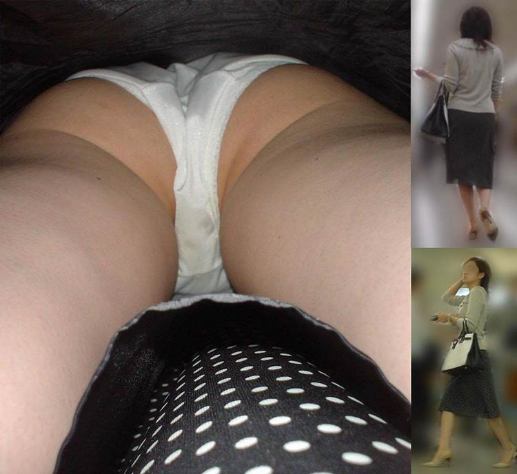 人妻_熟女_逆さ撮り_盗撮画像08