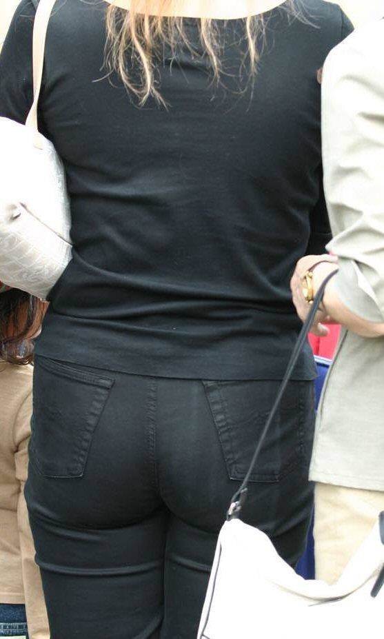 黒スキニー_素人_街撮り_盗撮_エロ画像13