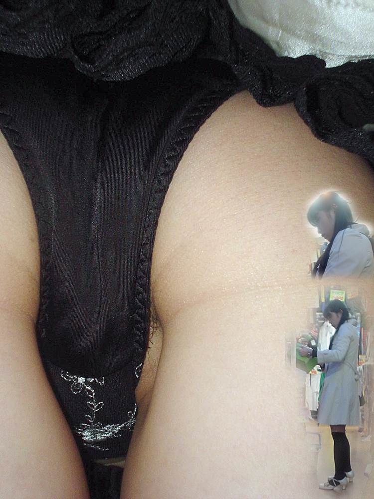 ハミ毛_逆さ撮り_素人_マン毛_盗撮_エロ画像17