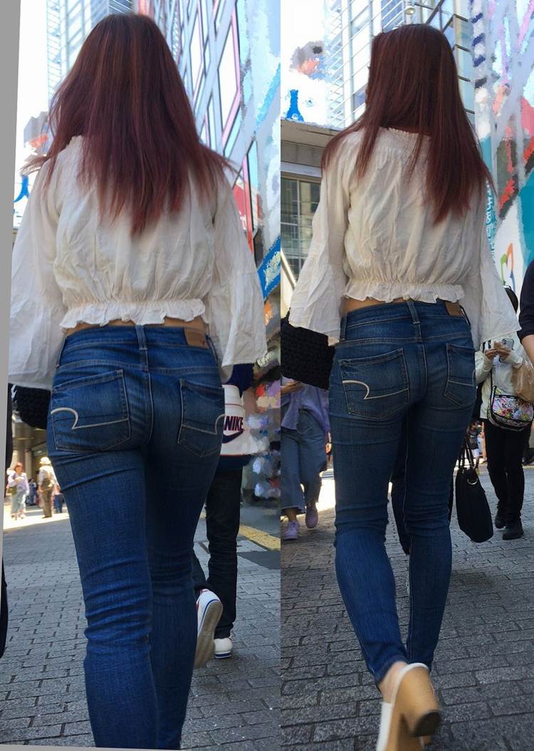 素人_スキニーデニム_街撮り_盗撮_エロ画像12