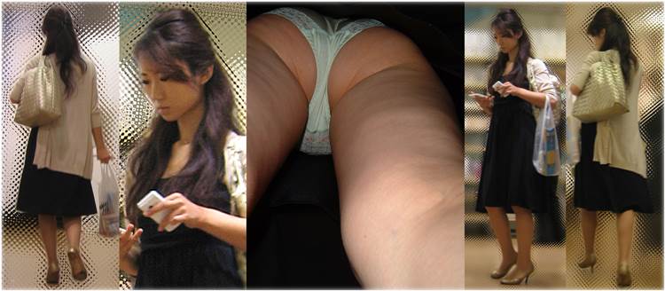 スマホ使用_素人_逆さ撮り_盗撮_エロ画像12