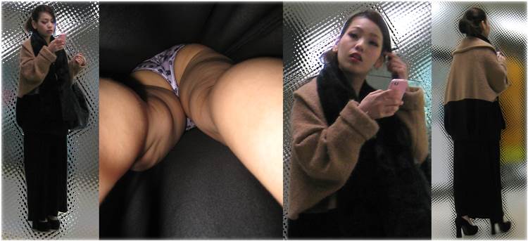 スマホ使用_素人_逆さ撮り_盗撮_エロ画像13