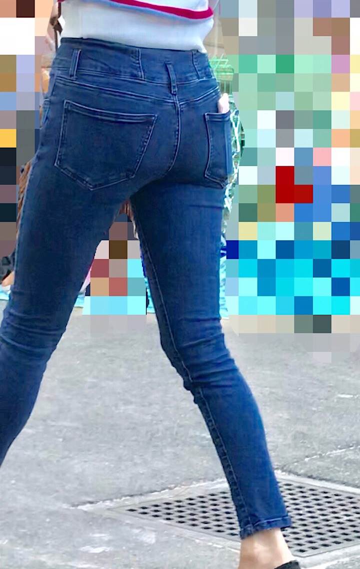 デニム_スキニー_街撮り盗撮_エロ画像03