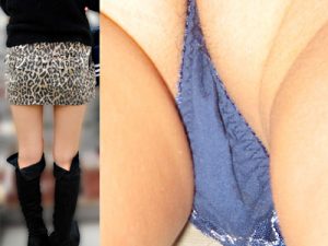 素人_Tバック_逆さ撮り_盗撮_エロ画像