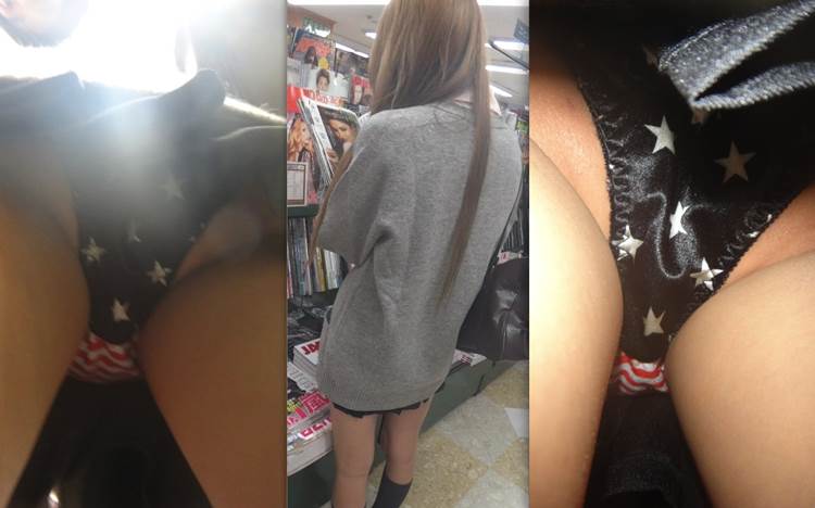 JK_派手パンティー_逆さ撮り_盗撮_エロ画像20