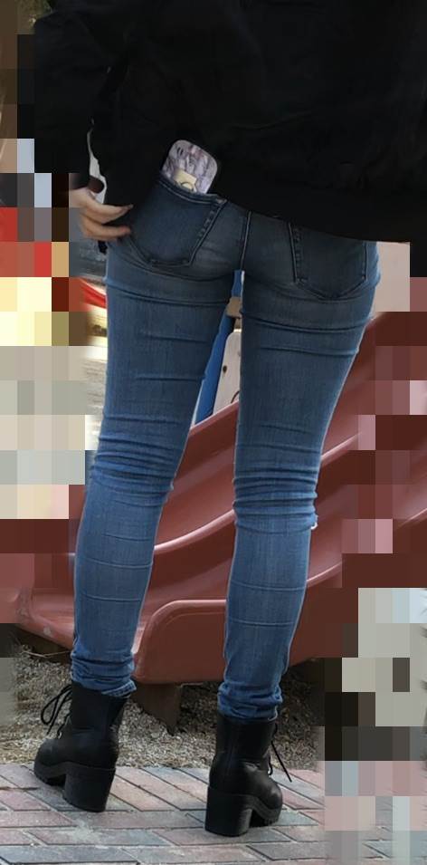 素人_デニム_街撮り_盗撮_エロ画像08