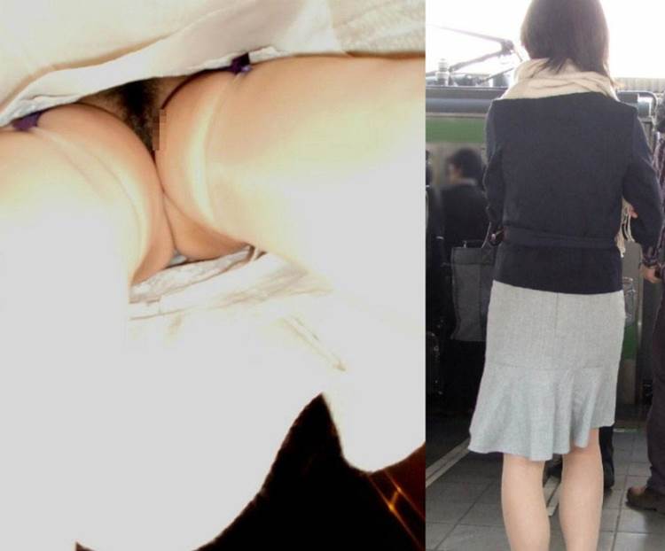 ノーパン_逆さ撮り_盗撮_エロ画像10