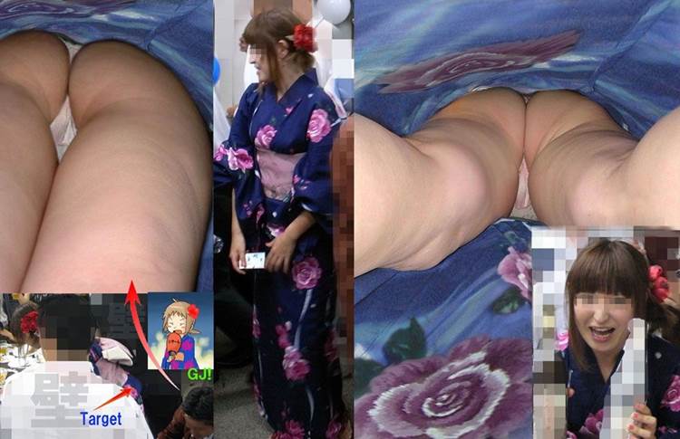 浴衣_逆さ撮り_盗撮_エロ画像12